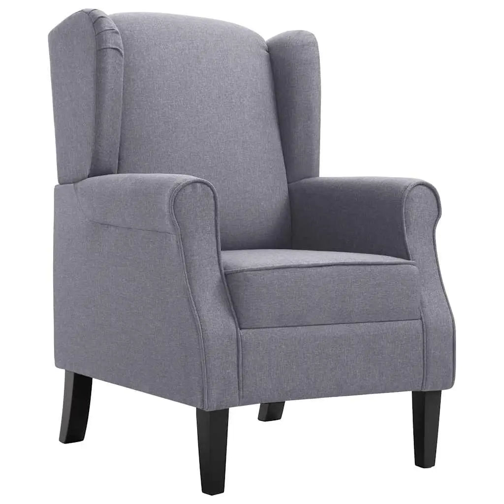 Fauteuil gris foncé tissu - XIOS