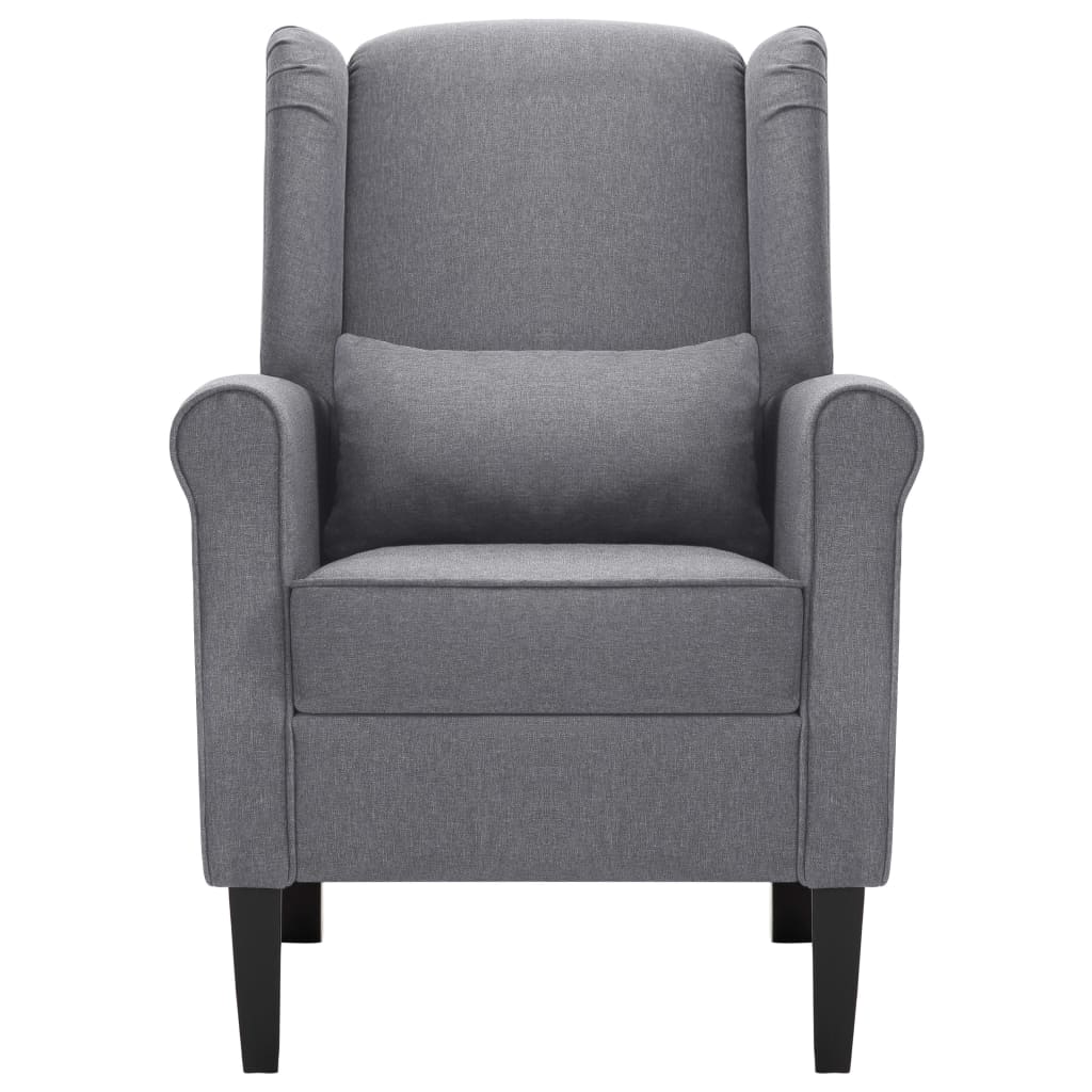 Fauteuil gris foncé tissu XIOS