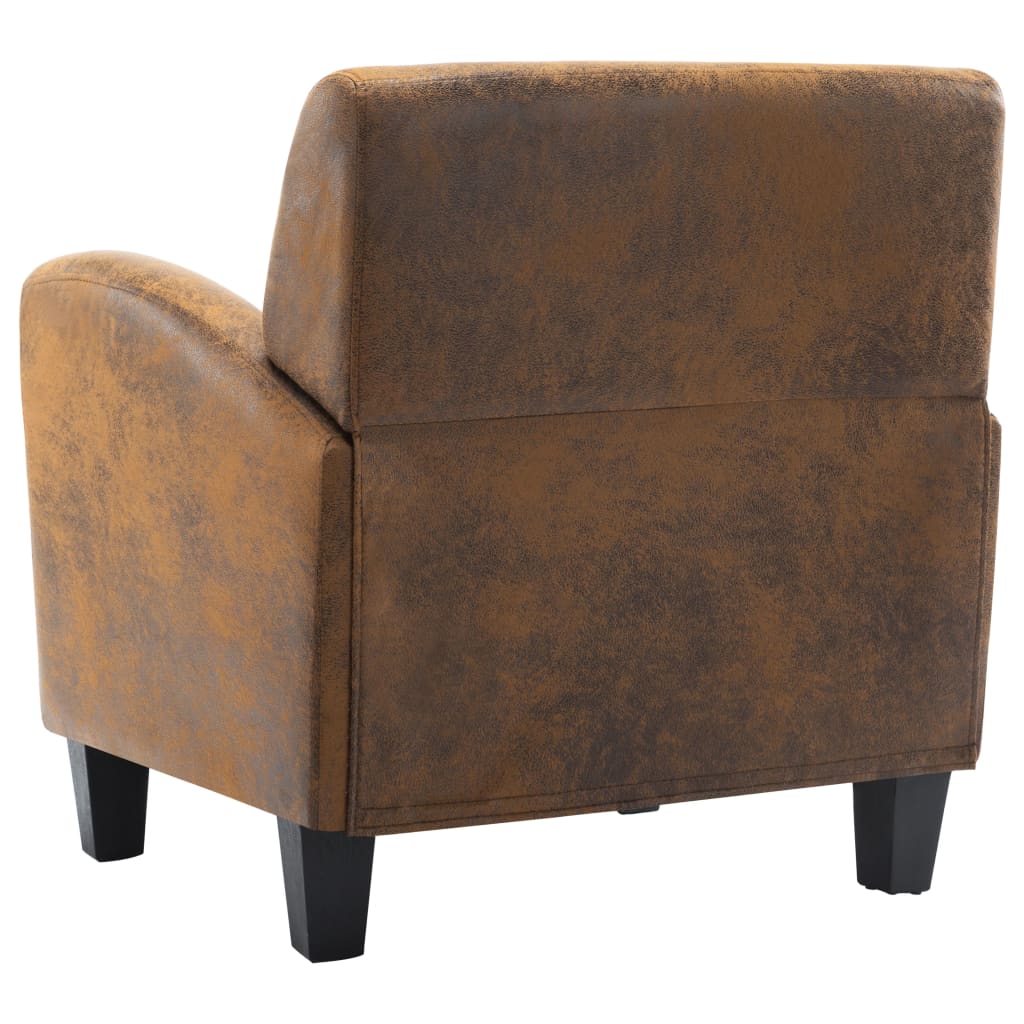 Canapé-chaise Marron 70x69x72 cm Similicuir - XIOS