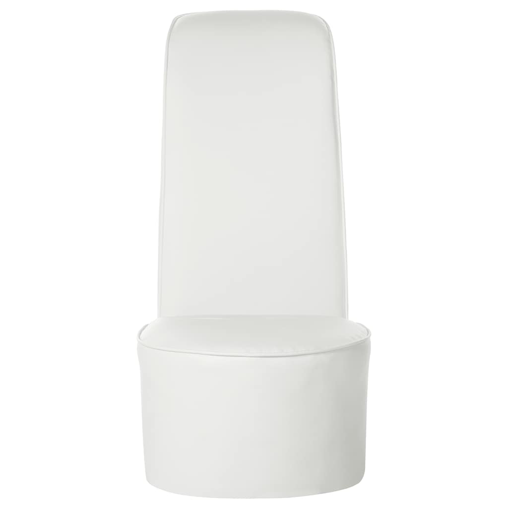 Chaise en forme de chaussure à talon haut Blanc Similicuir - XIOS