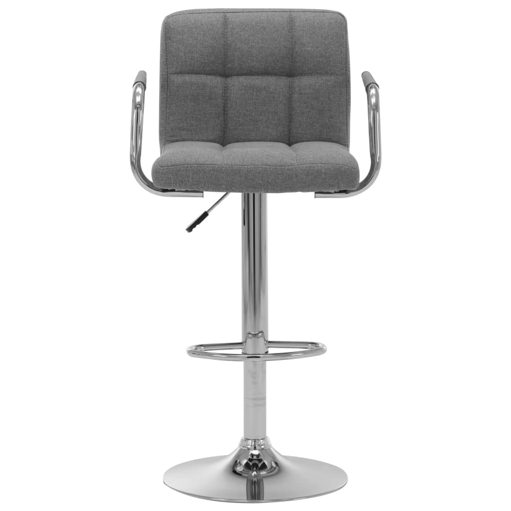 Tabouret de bar Gris clair Tissu - XIOS