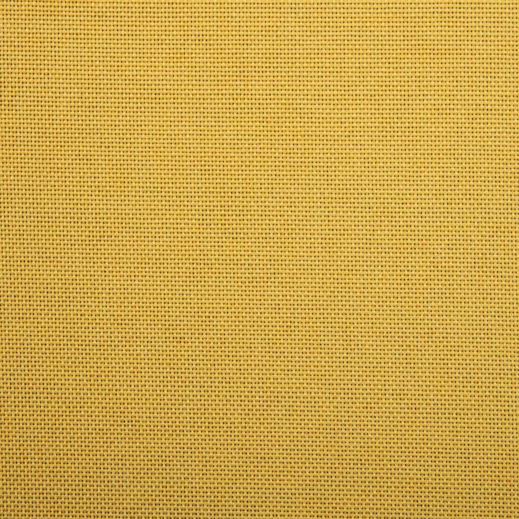 Chaise pivotante à manger jaune tissu - XIOS