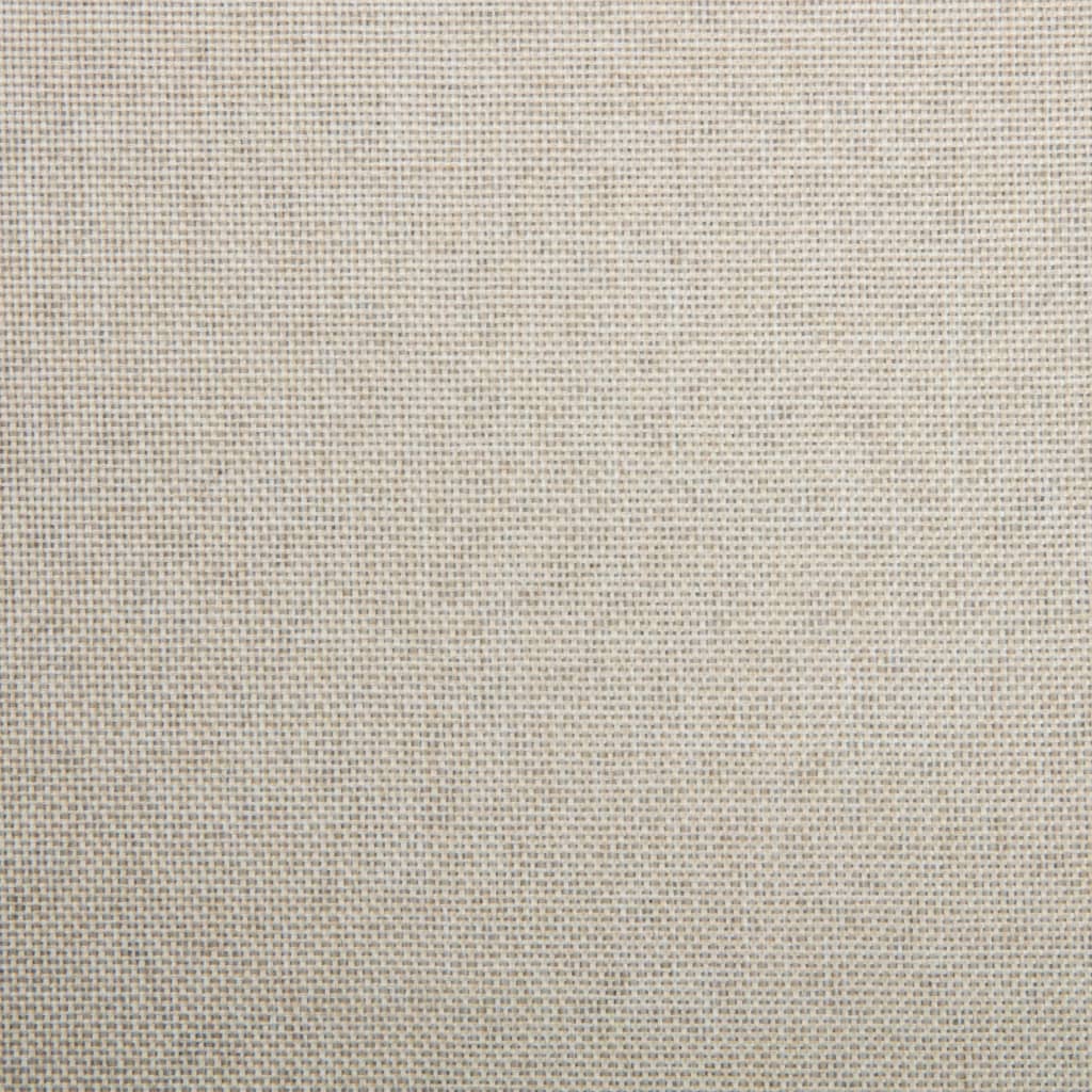 Chaises pivotantes à manger lot de 2 crème tissu - XIOS