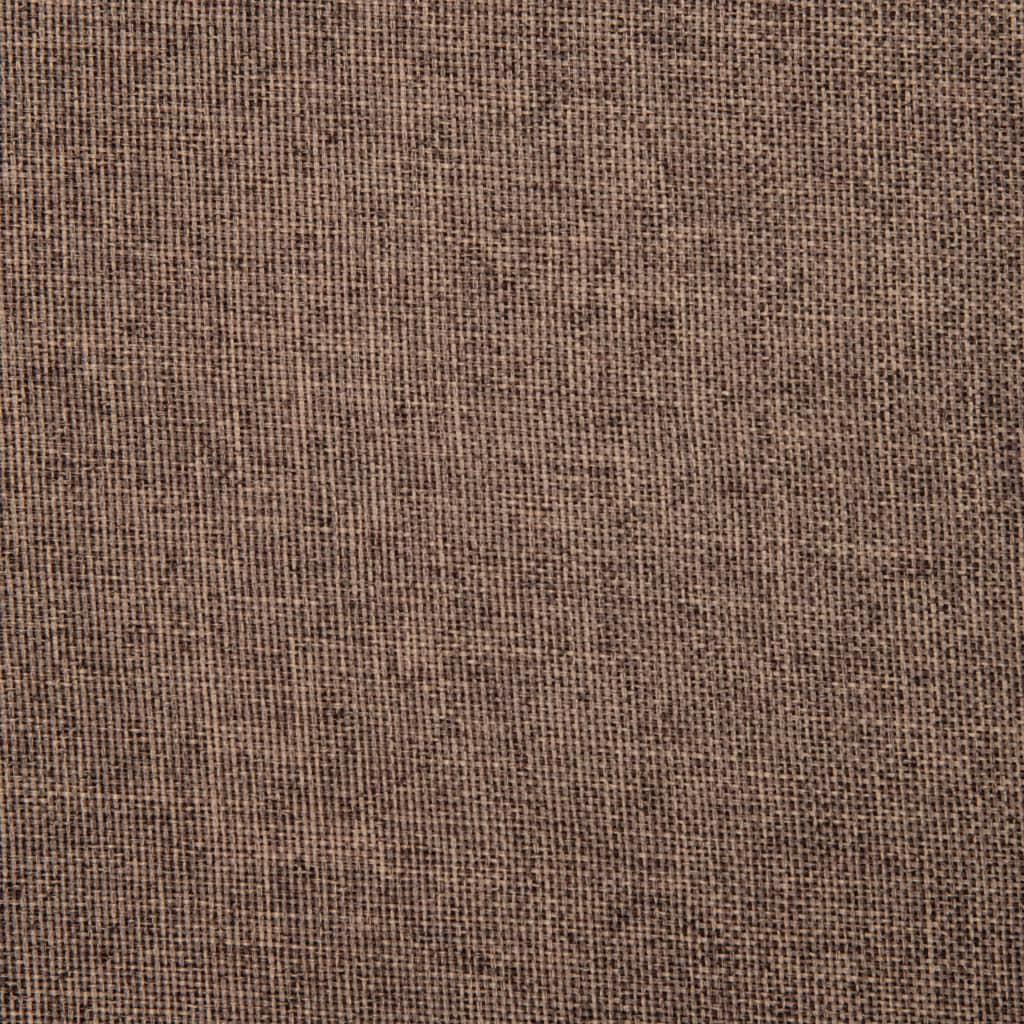 Chaises pivotantes à manger lot de 2 marron tissu - XIOS
