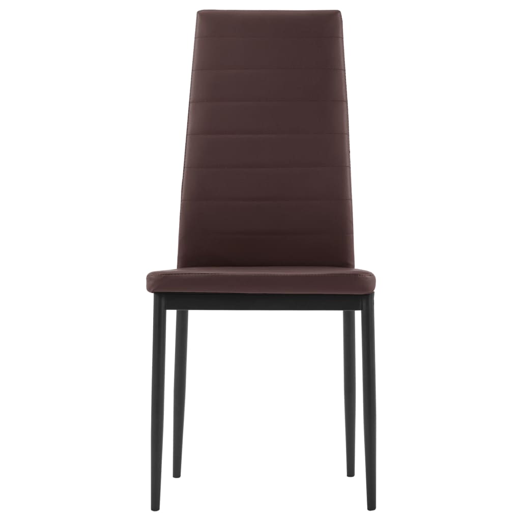 Ensemble de salle à manger 5 pcs Marron - XIOS