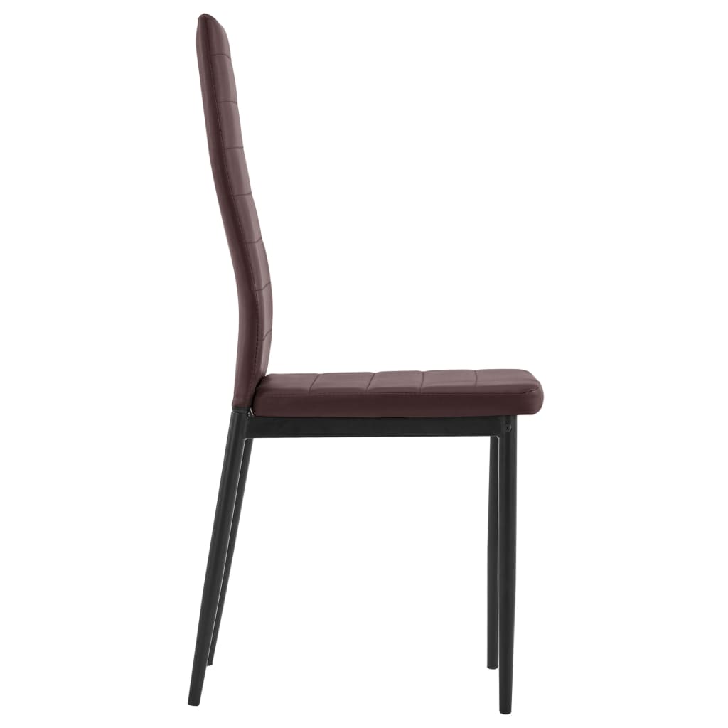 Ensemble de salle à manger 5 pcs Marron - XIOS