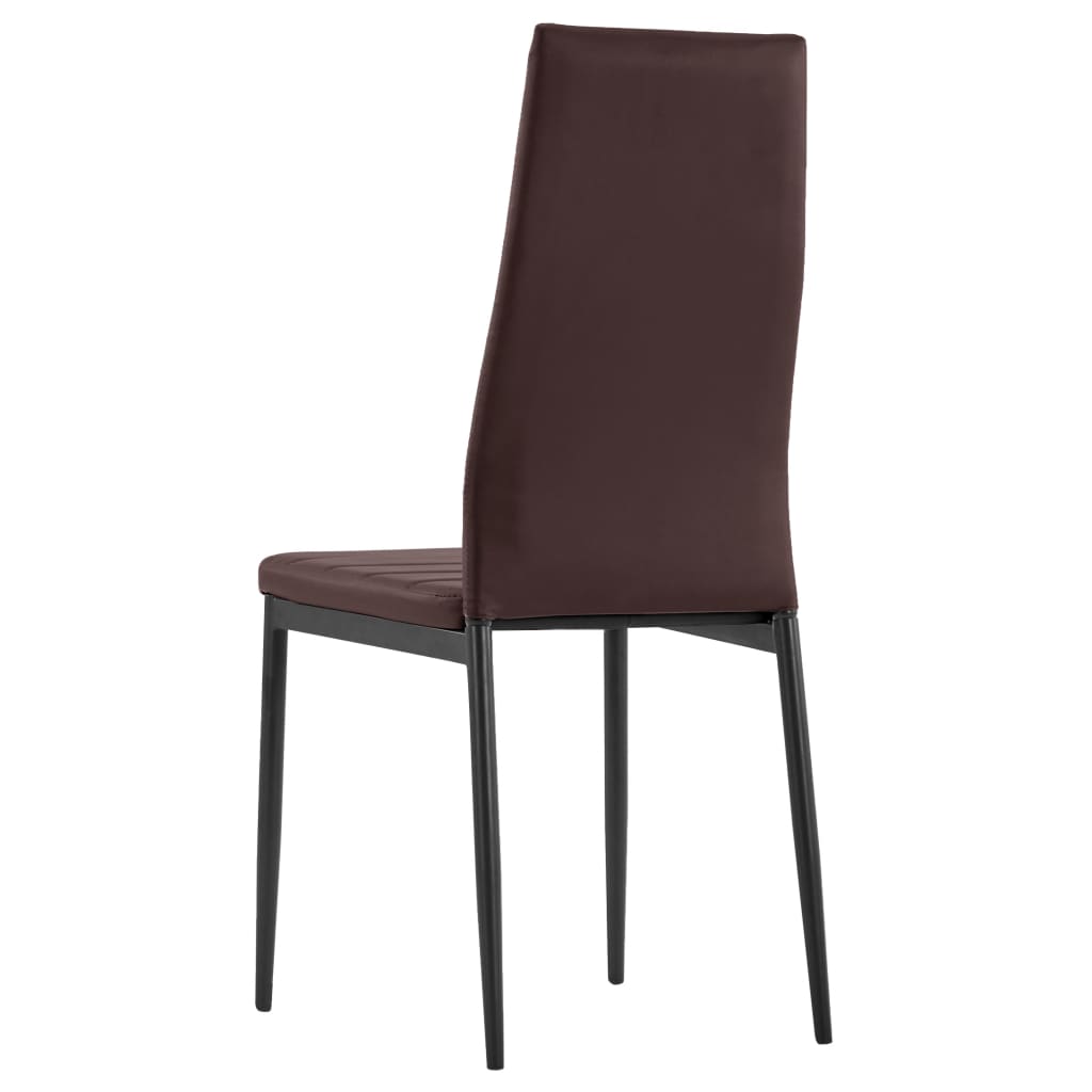 Ensemble de salle à manger 5 pcs Marron - XIOS