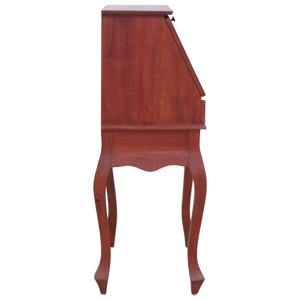 Bureau secrétaire Marron 78x42x103 cm Bois d'acajou massif Bureaux vidaXL   