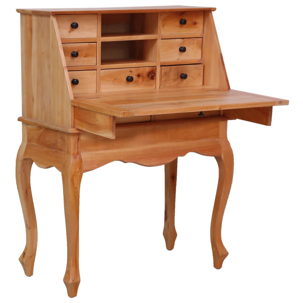 Bureau secrétaire 78x42x103 cm Bois d'acajou massif Bureaux vidaXL   