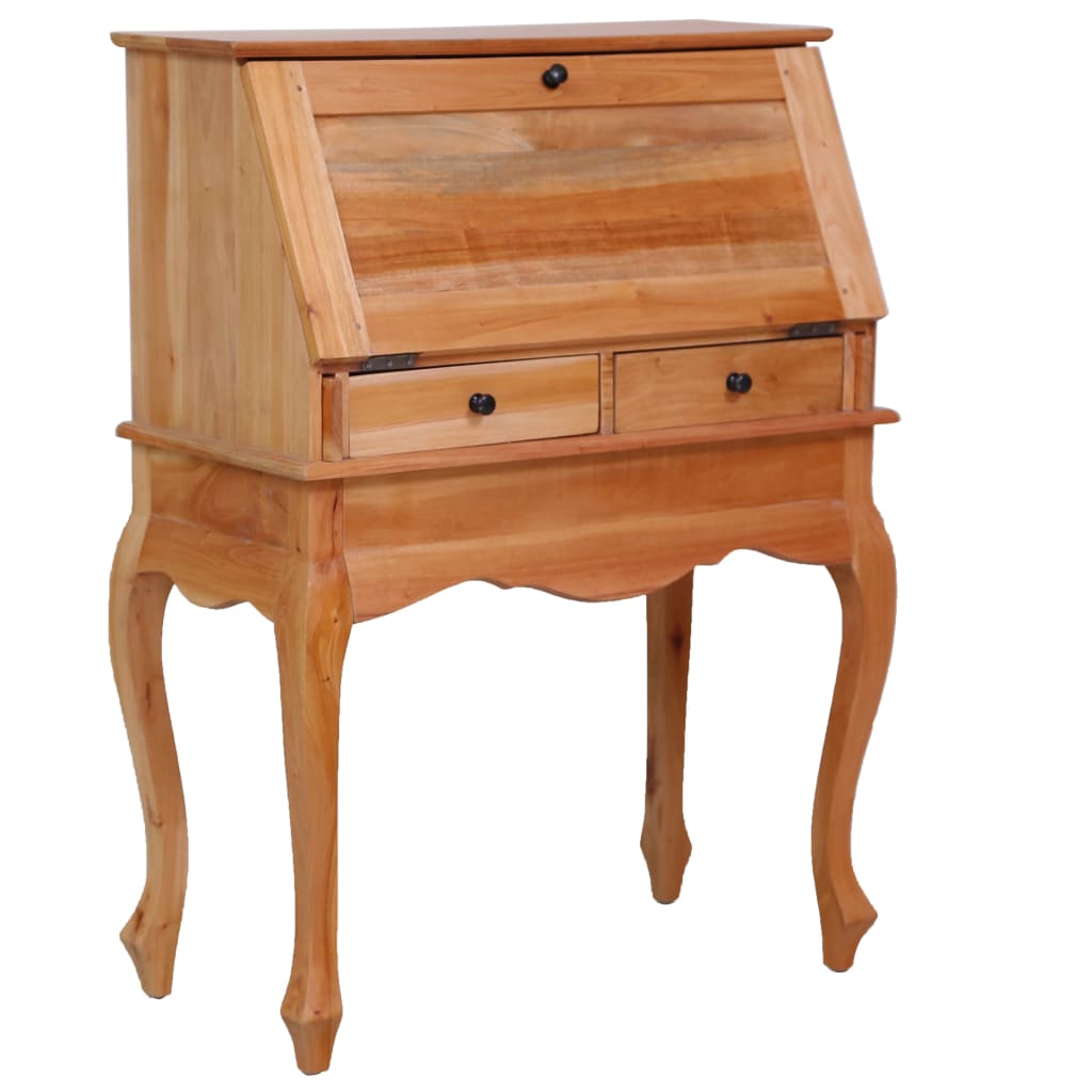 Bureau secrétaire 78x42x103 cm Bois d'acajou massif Bureaux vidaXL   