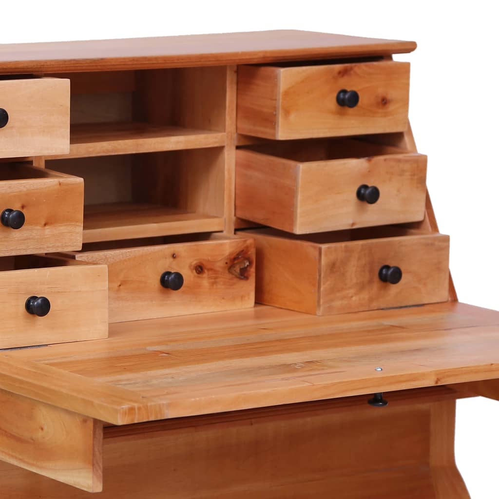 Bureau secrétaire 78x42x103 cm Bois d'acajou massif Bureaux vidaXL   