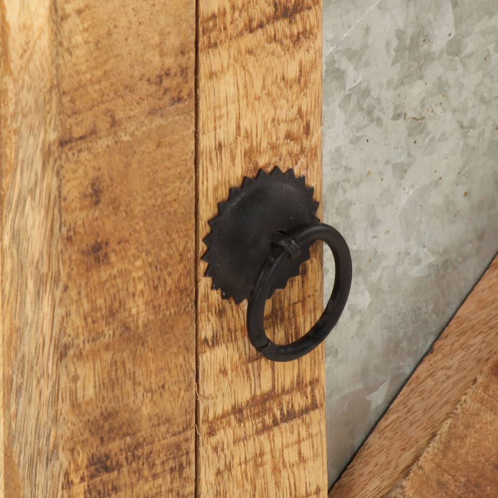 Table de chevet 40x30x50 cm Bois de manguier massif - XIOS