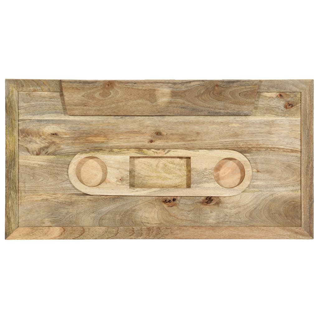 Table basse Style cassette 100x52x45 cm Bois de manguier massif - XIOS