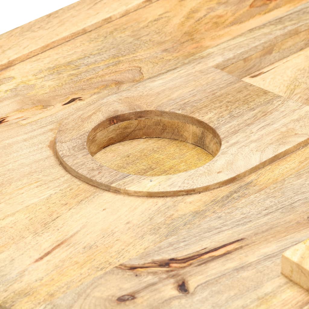 Table basse Style cassette 100x52x45 cm Bois de manguier massif - XIOS