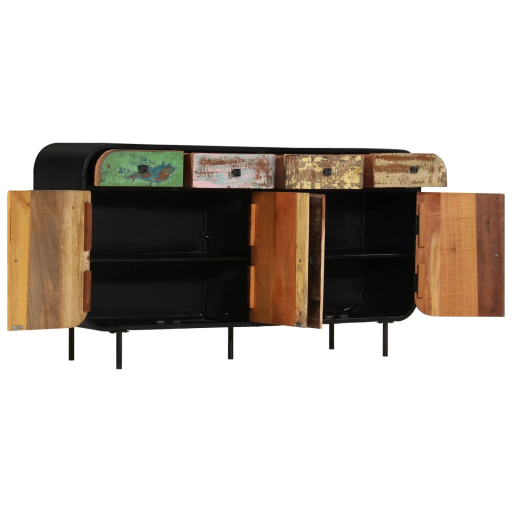 Buffet Bois de récupération solide 140x35x76 cm - XIOS