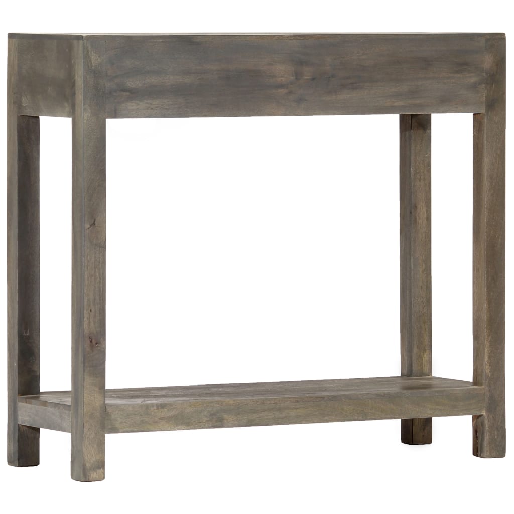 Table console Gris 86 x 30 x 76 cm Bois de manguier massif - XIOS