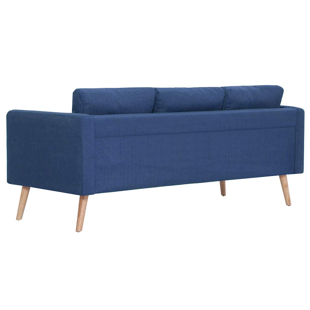 Ensemble de canapé 2 pcs tissu bleu - XIOS