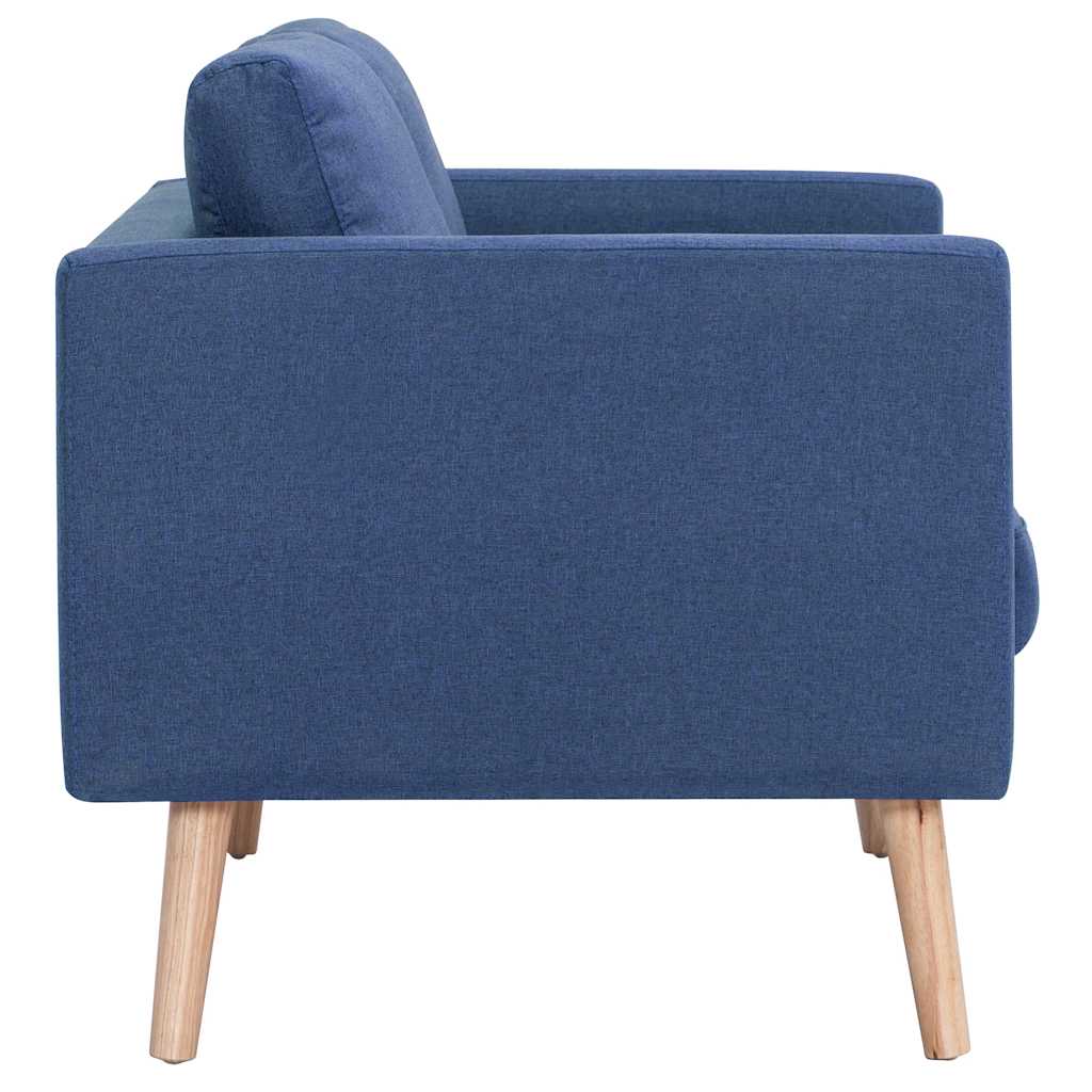 Ensemble de canapé 2 pcs tissu bleu - XIOS