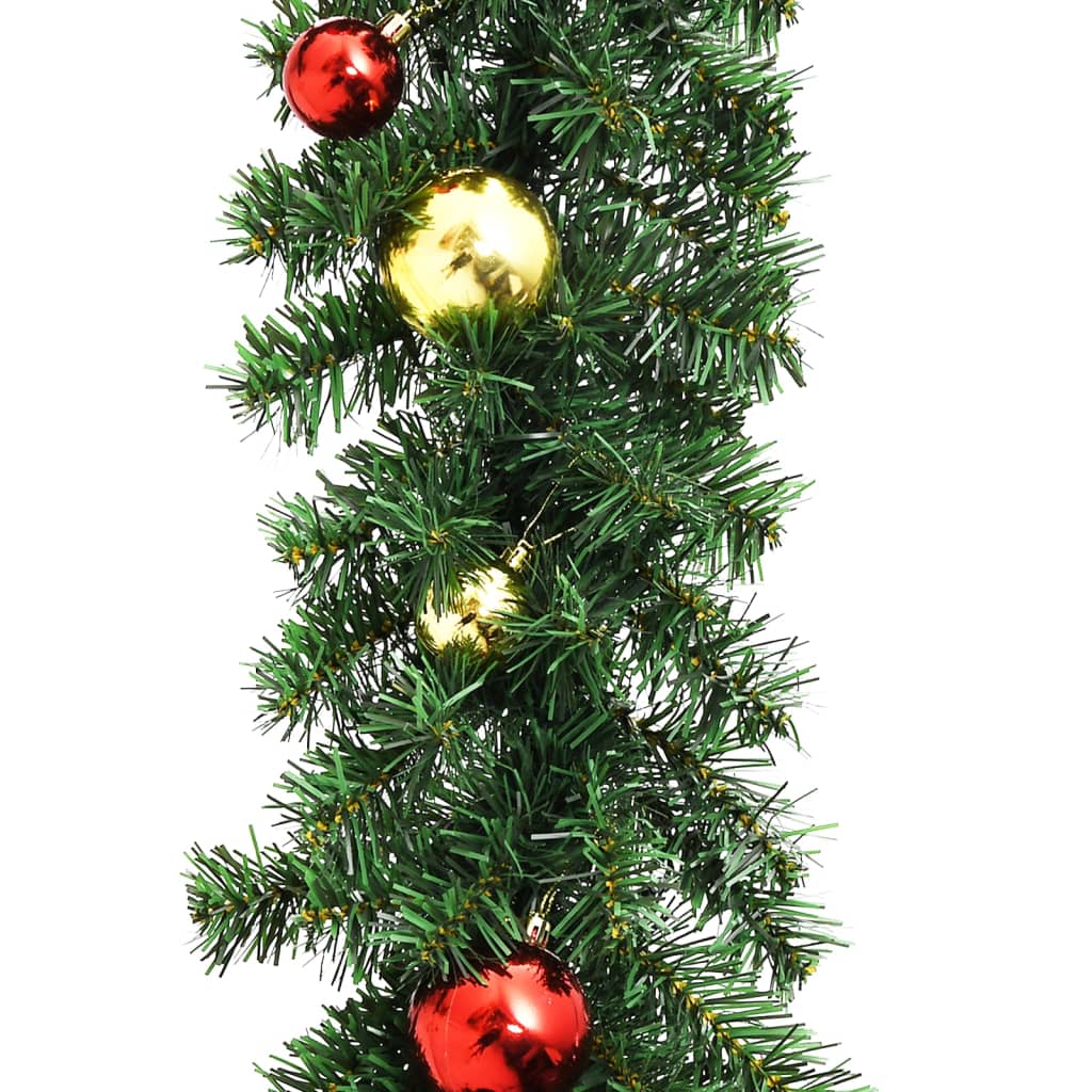 Guirlande de Noël décorée avec boules 10 m - XIOS