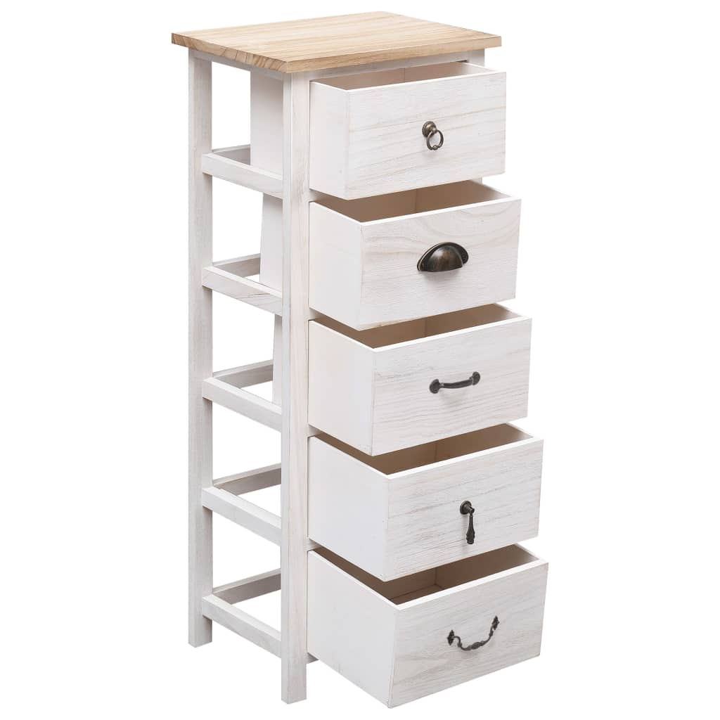 Armoire latérale 35x25x87 cm Bois de Paulownia - XIOS