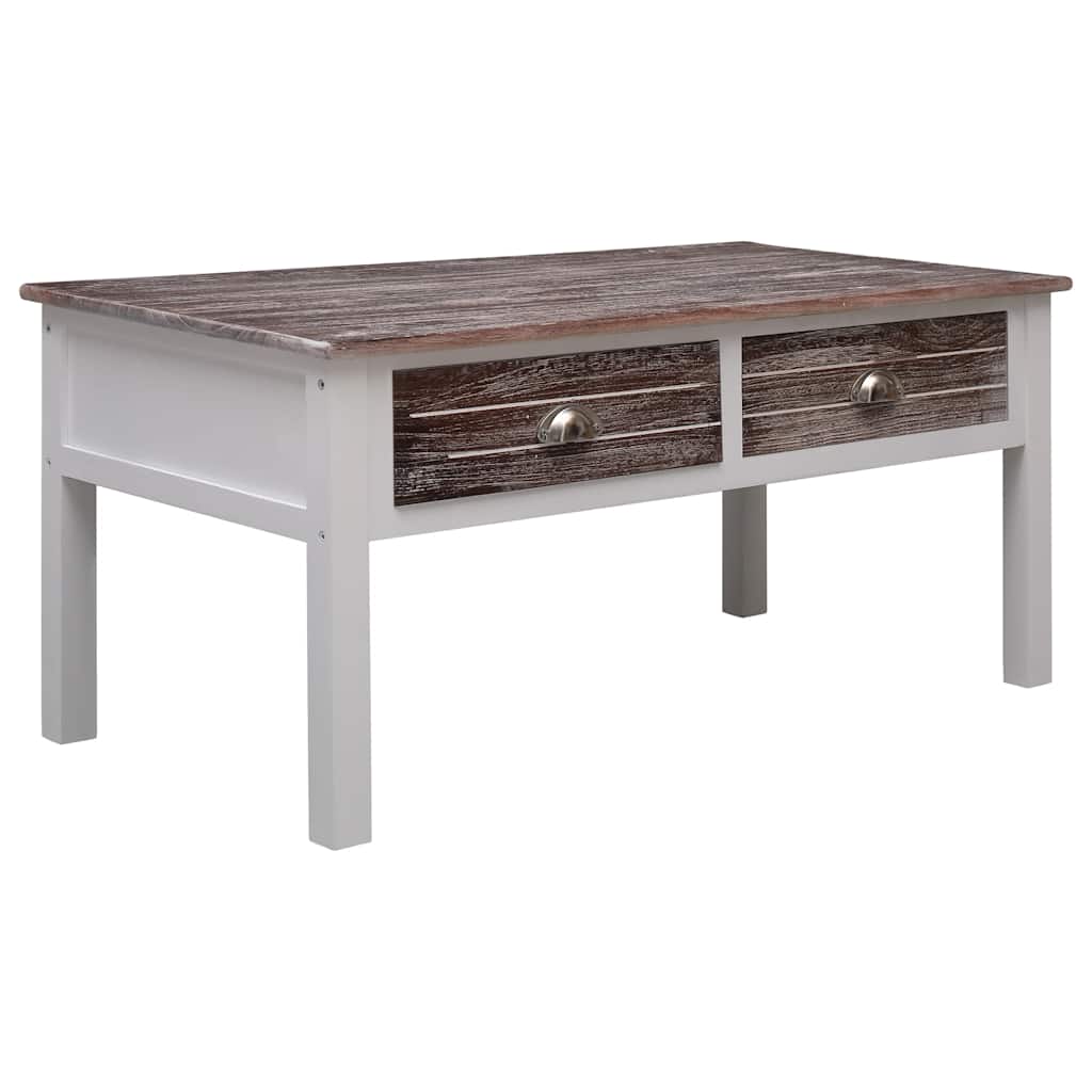 Table basse Marron 100x50x45 cm Bois - XIOS