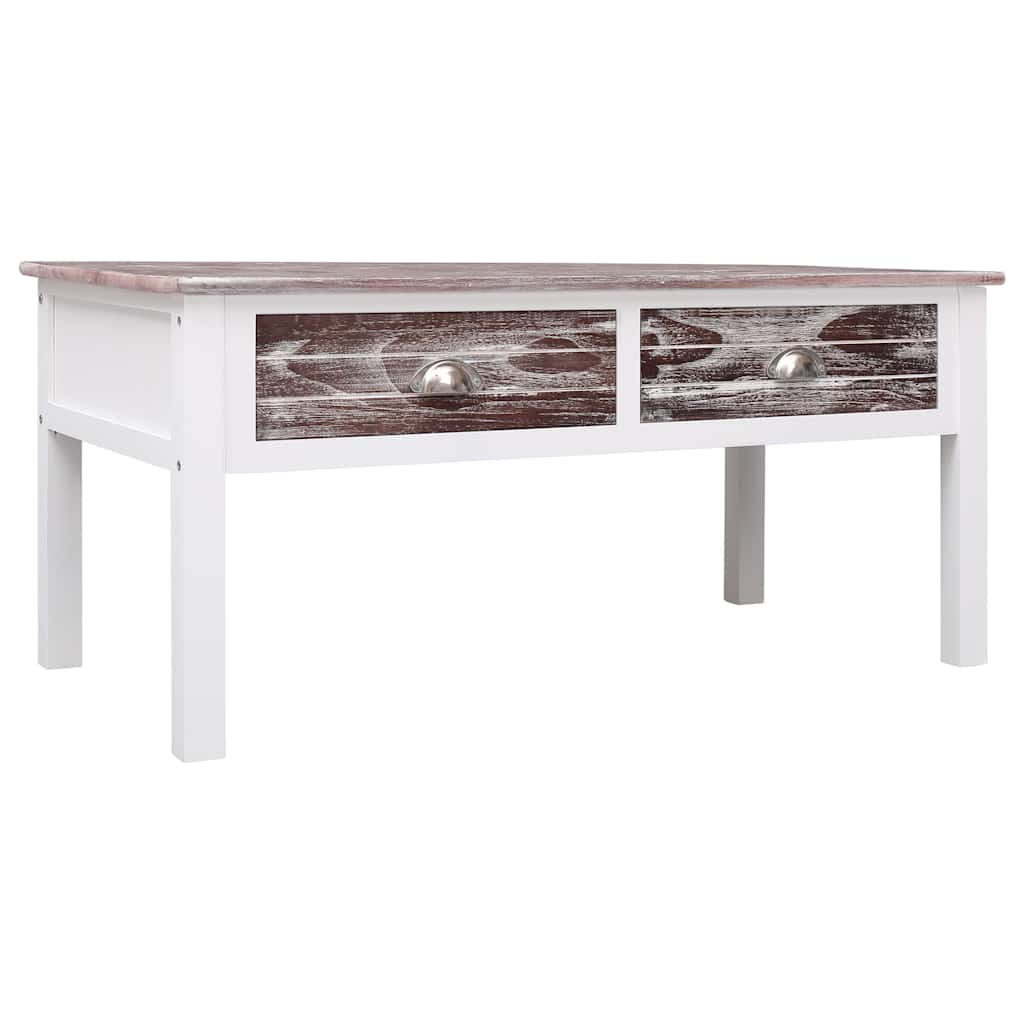 Table basse Marron 100x50x45 cm Bois - XIOS