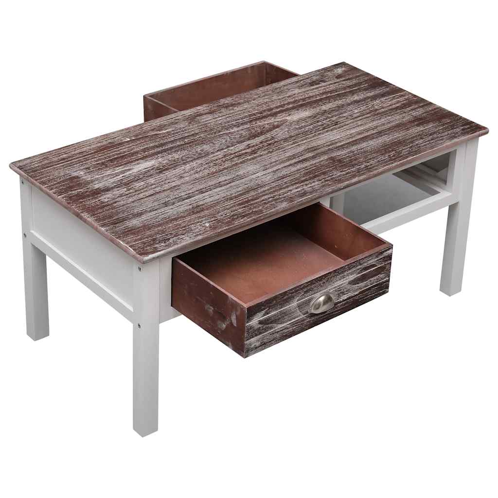 Table basse Marron 100x50x45 cm Bois - XIOS
