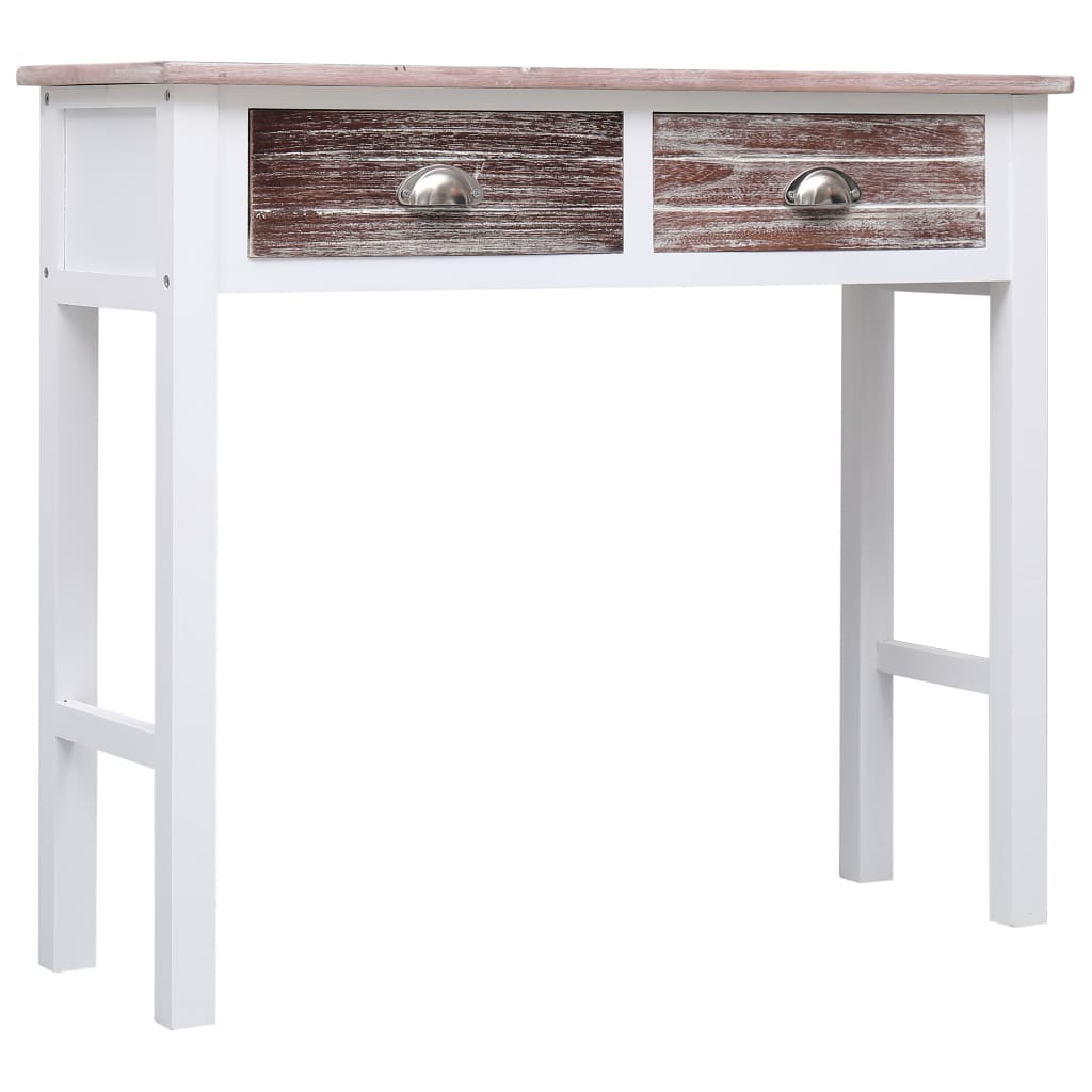 Table console Marron 90 x 30 x 77 cm Bois - XIOS