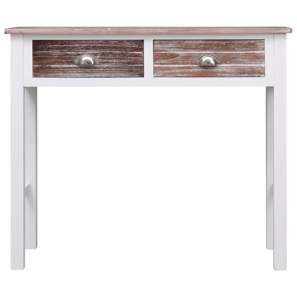 Table console Marron 90 x 30 x 77 cm Bois - XIOS