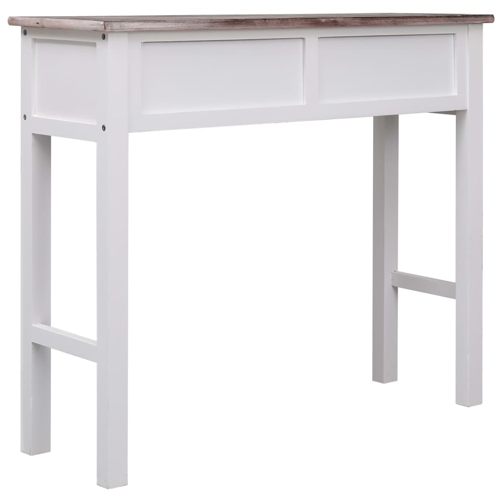 Table console Marron 90 x 30 x 77 cm Bois - XIOS