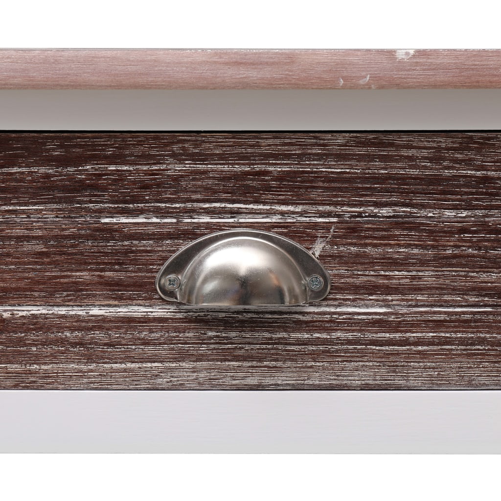 Table console Marron 90 x 30 x 77 cm Bois - XIOS