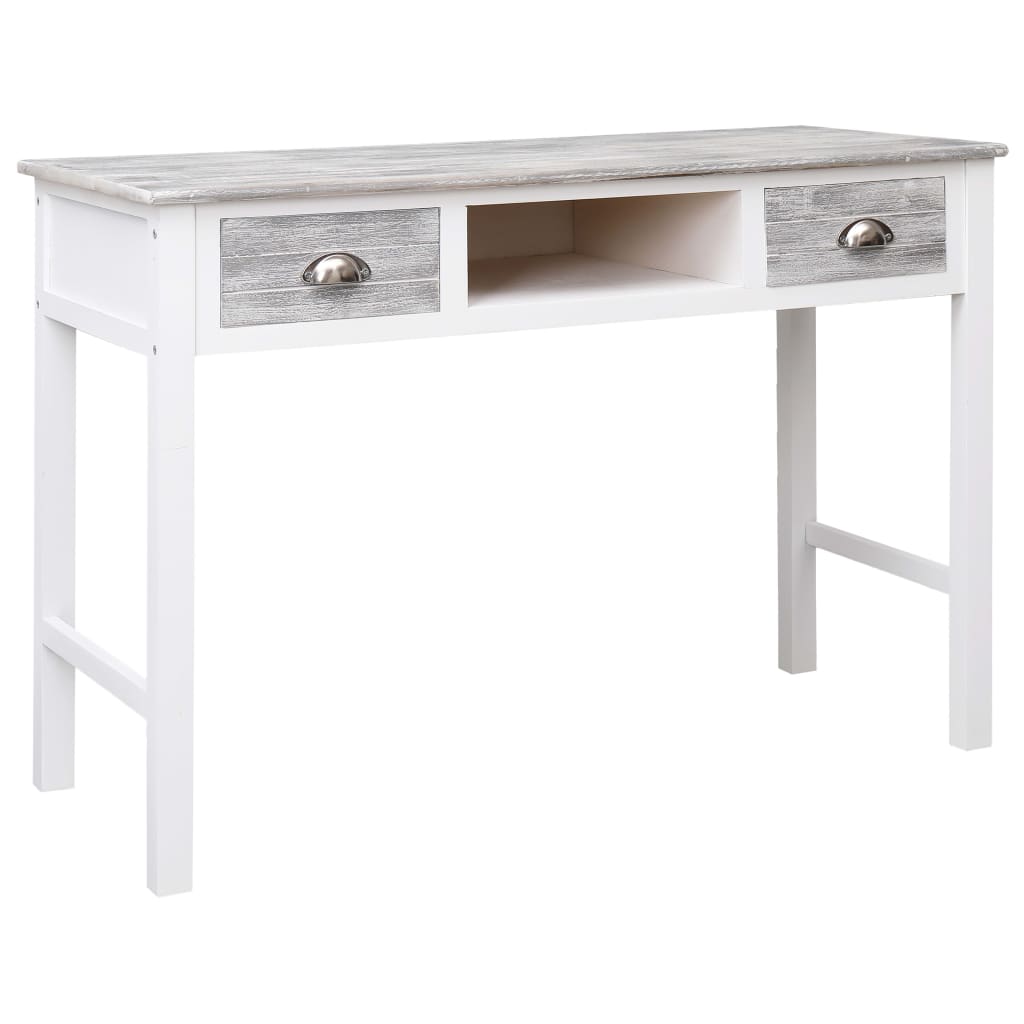 Bureau Gris 110x45x76 cm Bois Bureaux vidaXL