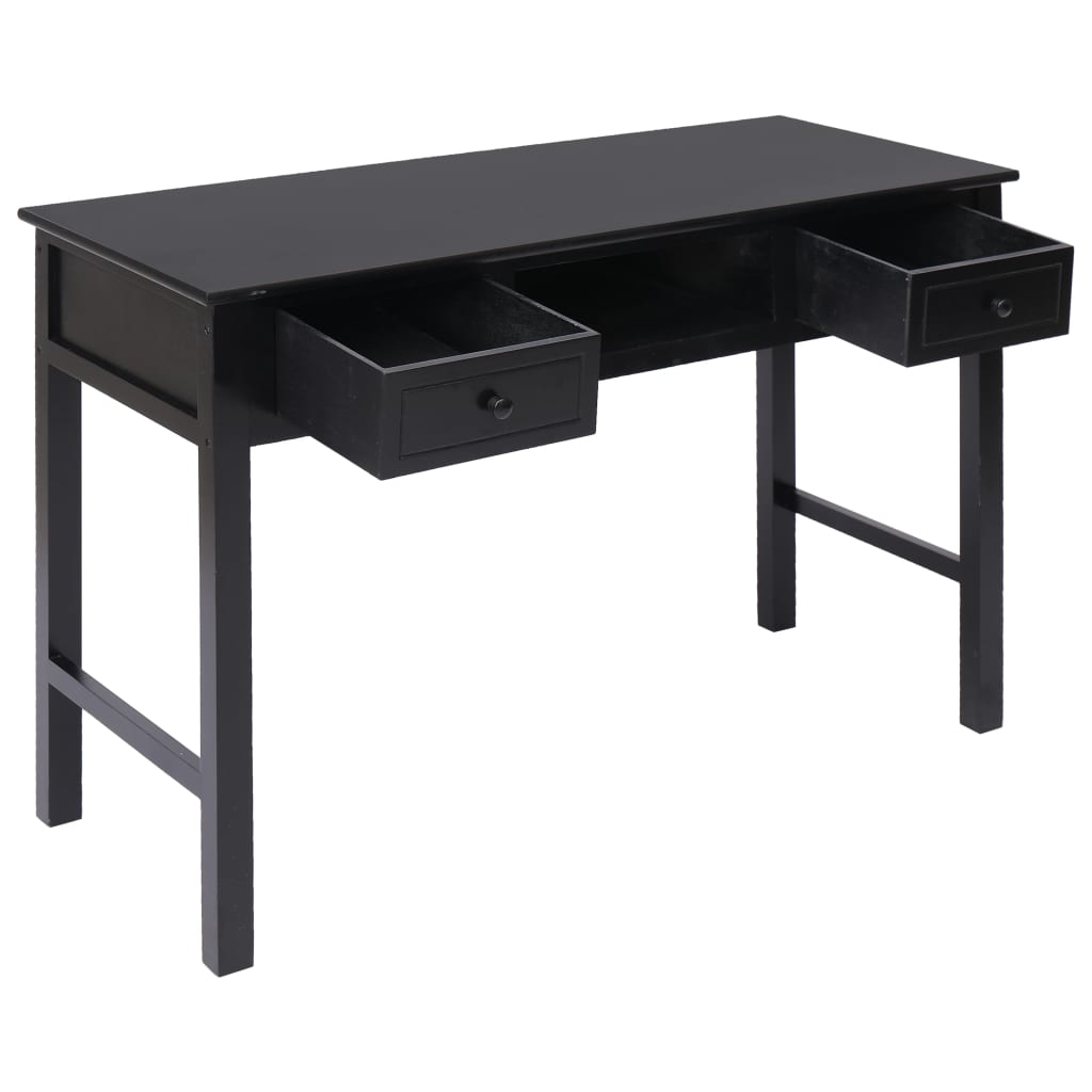 Bureau Noir 110 x 45 x 76 cm Bois - XIOS