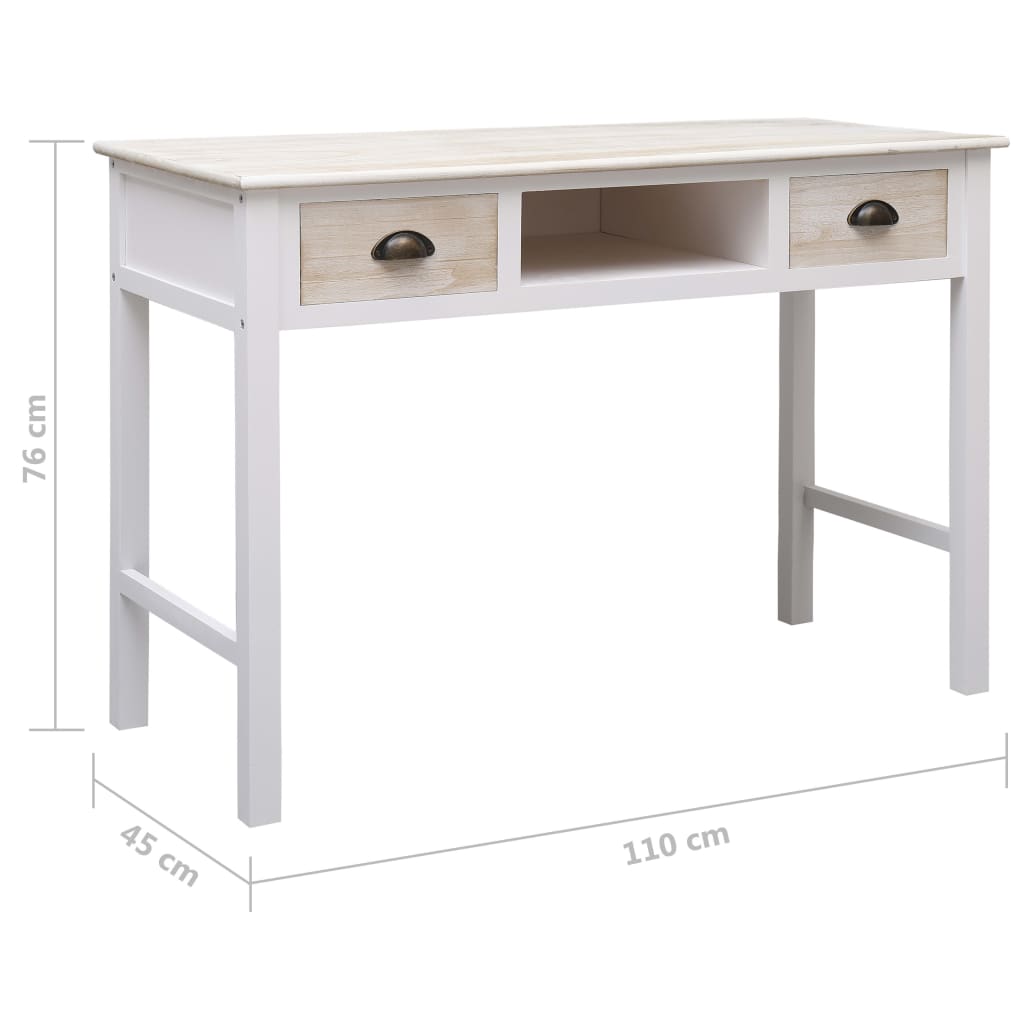 Table console 110x45x76 cm bois - XIOS