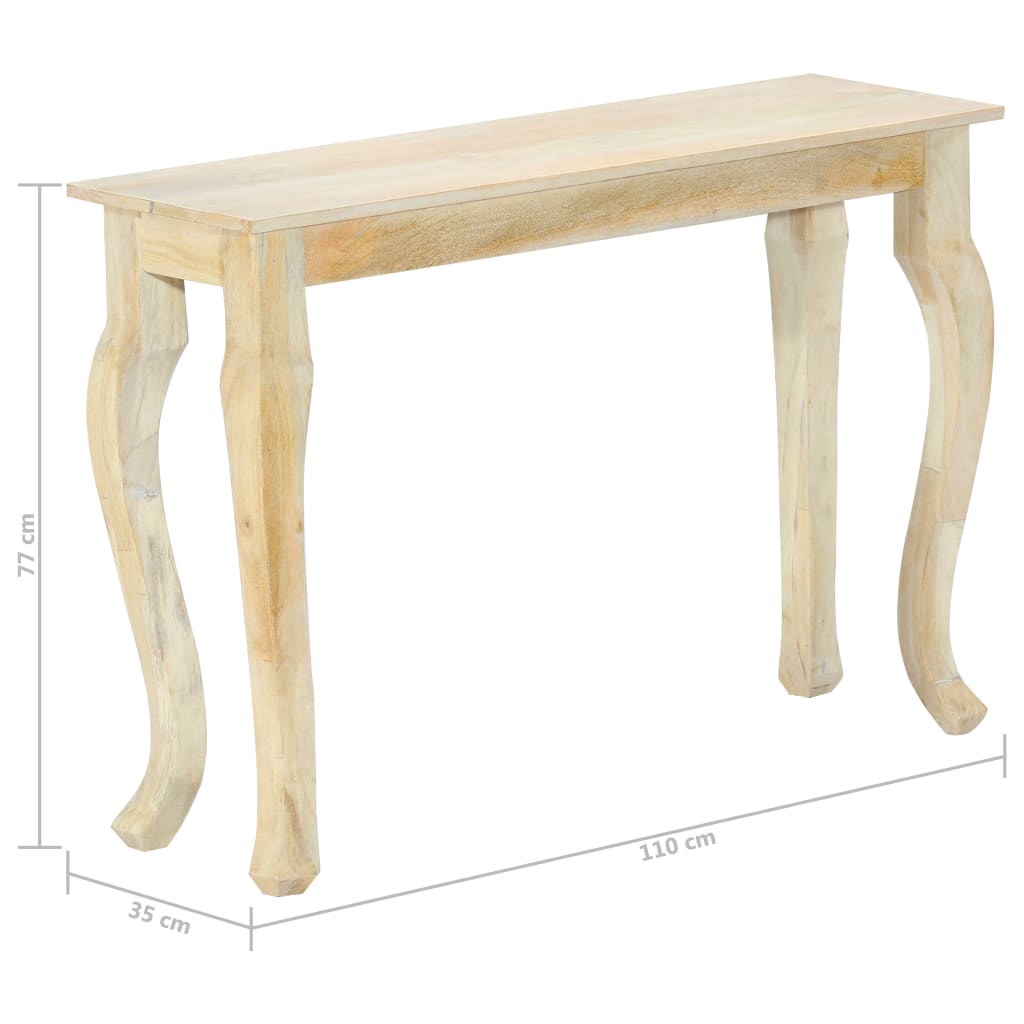 Console 110x35x77 cm en bois de manguier massif - XIOS