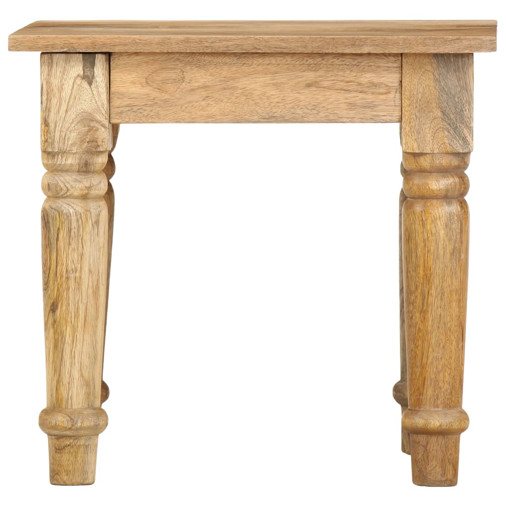 Table d'appoint 43 x 43 x 40 cm Bois de manguier massif - XIOS