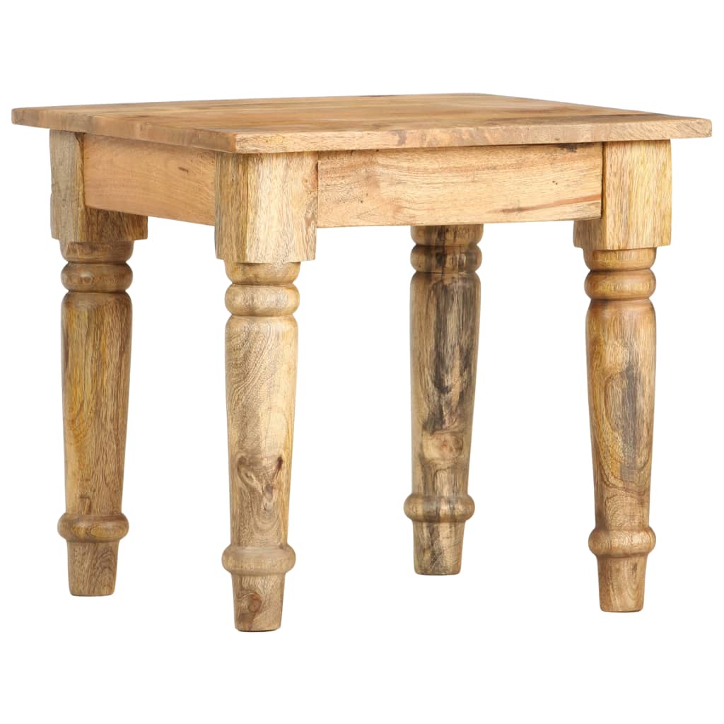 Table d'appoint 43 x 43 x 40 cm Bois de manguier massif - XIOS