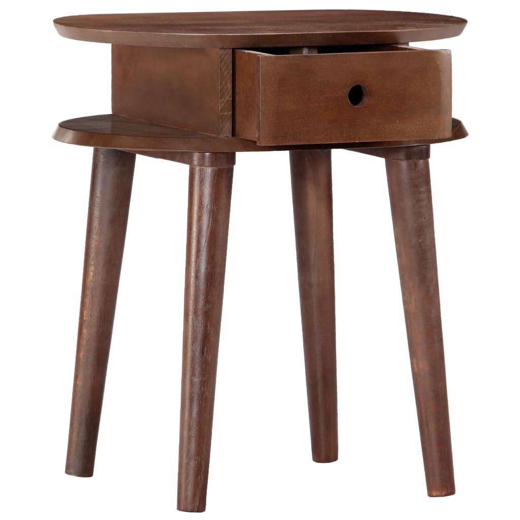 Table de chevet 50x35x55 cm en bois d'acacia massif - XIOS