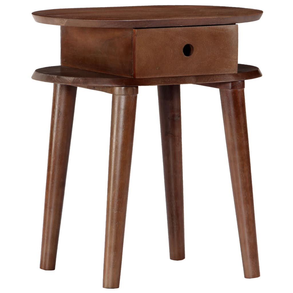 Table de chevet 50x35x55 cm en bois d'acacia massif - XIOS