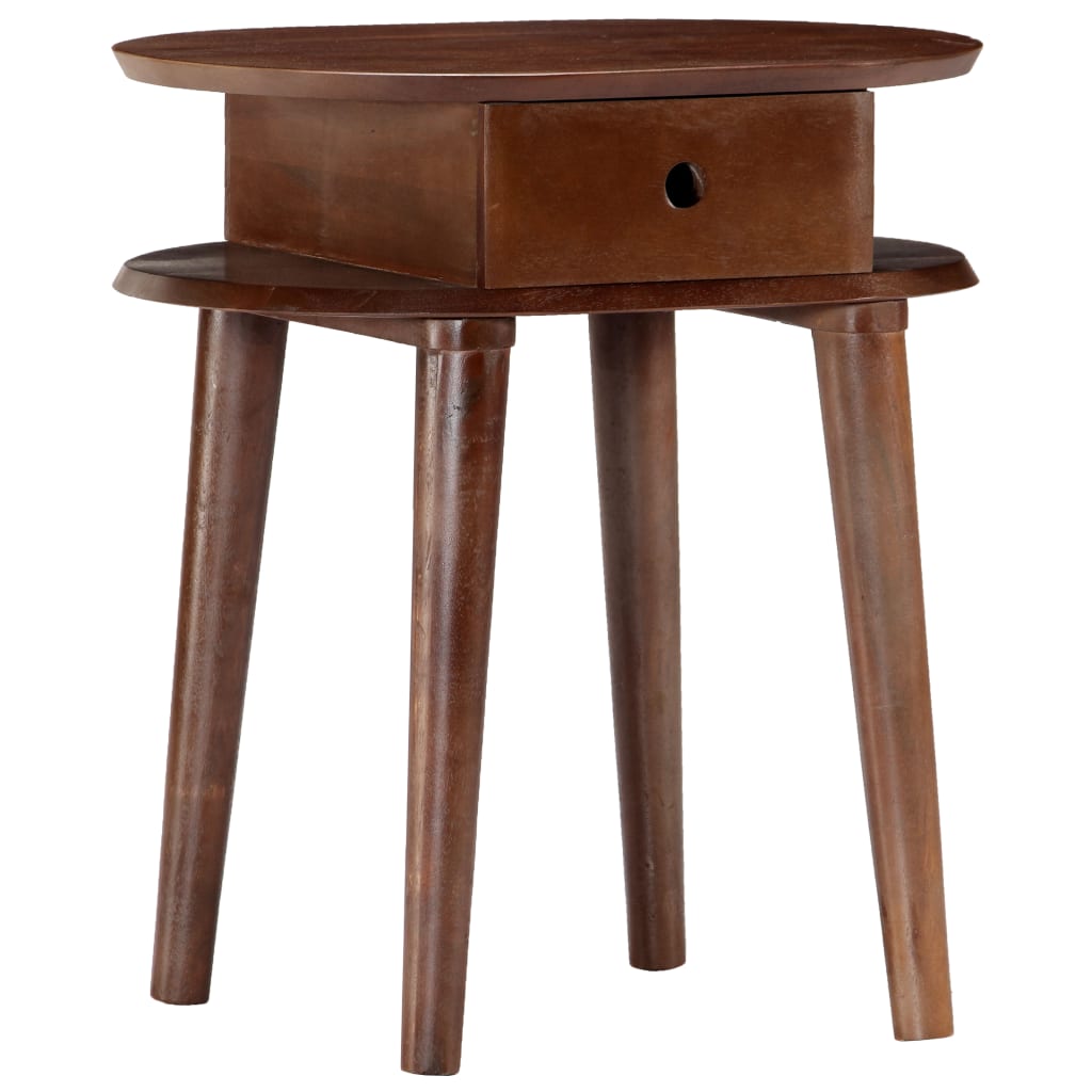 Table de chevet 50x35x55 cm en bois d'acacia massif - XIOS