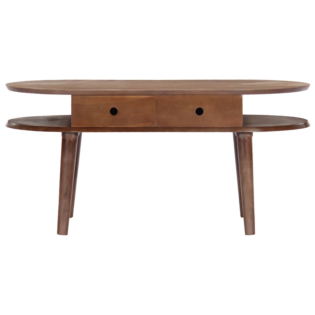 Table basse 100x50x46 cm Bois d'acacia solide - XIOS