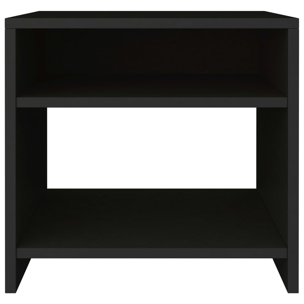 Tables de chevet 2 pcs Noir 40x30x40 cm Bois d'ingénierie - XIOS
