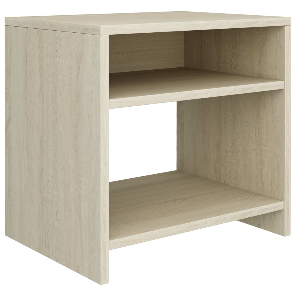 Tables de chevet 2pcs Chêne sonoma 40x30x40cm Bois d'ingénierie - XIOS