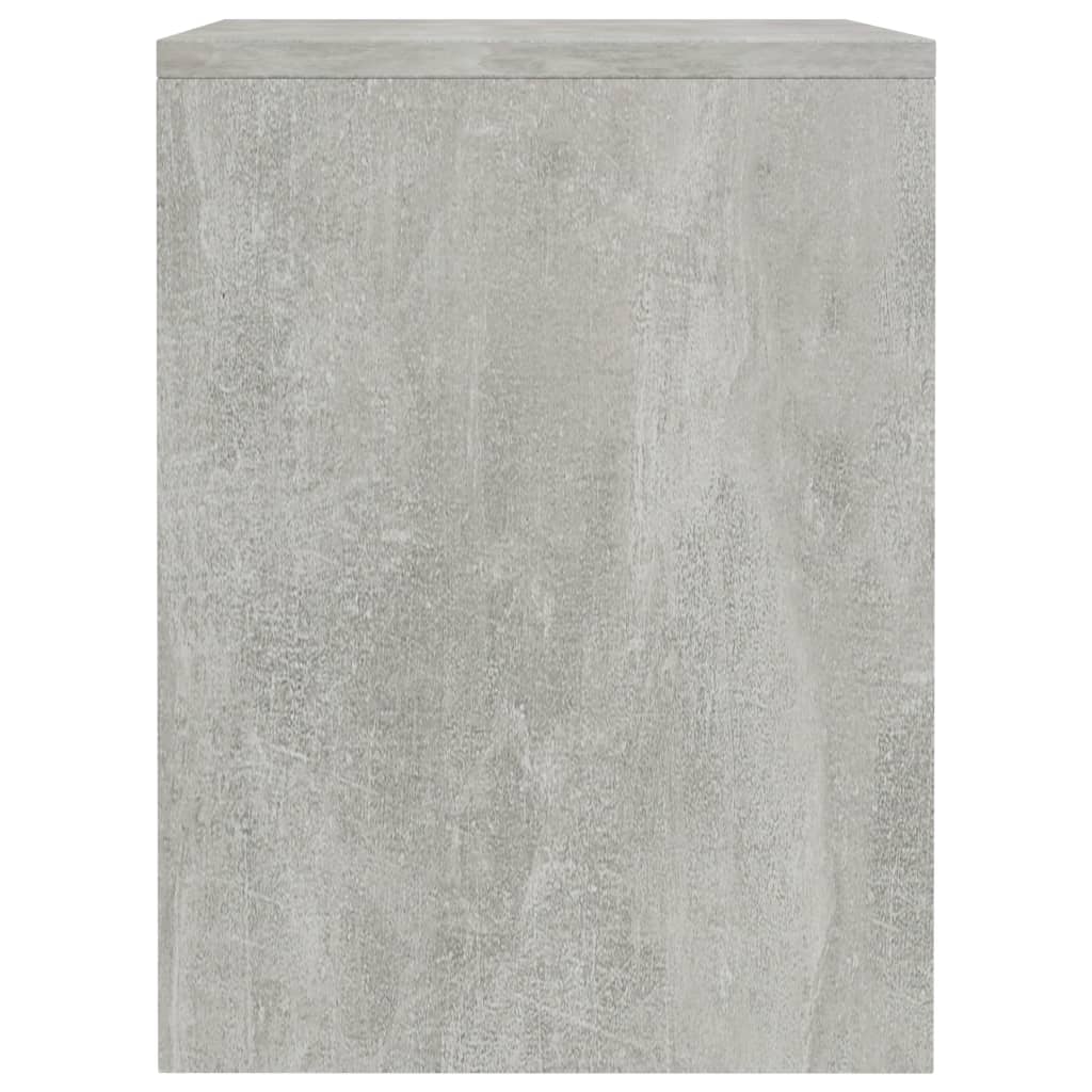 Table de chevet Gris béton 40x30x40 cm Bois d'ingénierie - XIOS