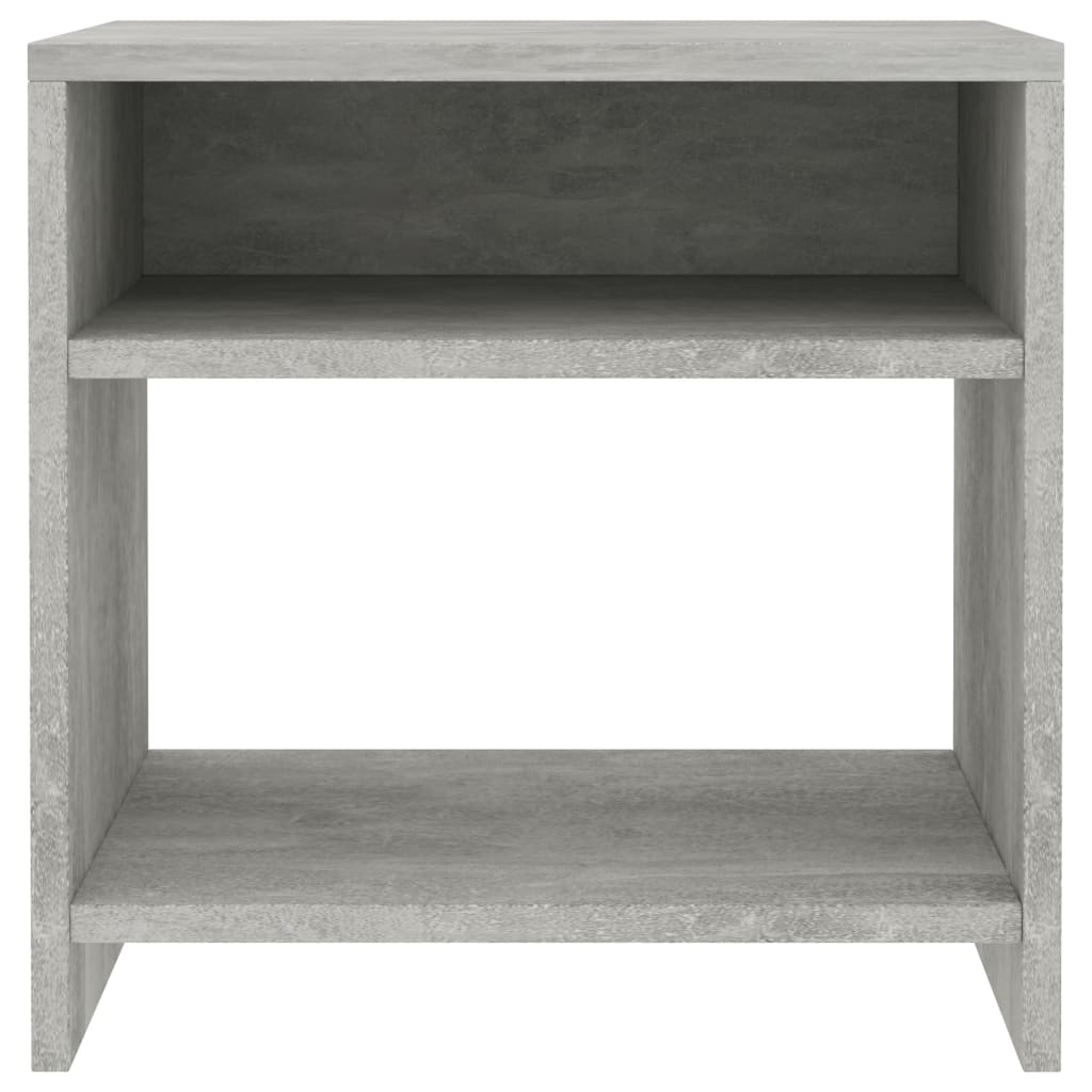 Tables de chevet 2 pcs Gris béton 40x30x40 cm Bois d'ingénierie - XIOS