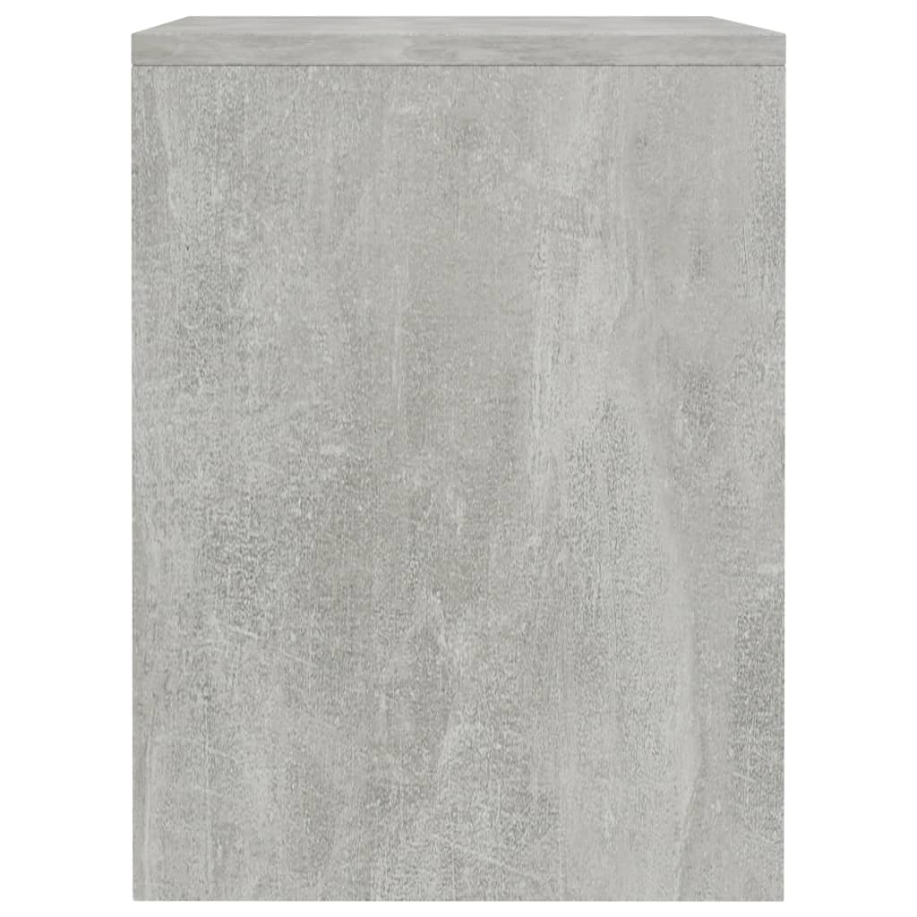 Tables de chevet 2 pcs Gris béton 40x30x40 cm Bois d'ingénierie - XIOS
