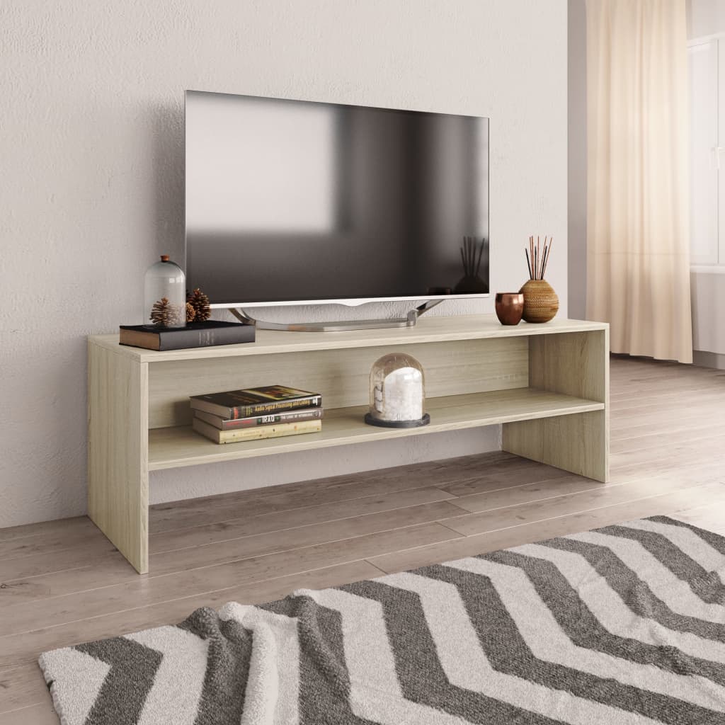Meuble TV Chêne sonoma 120x40x40 cm Bois d'ingénierie - XIOS