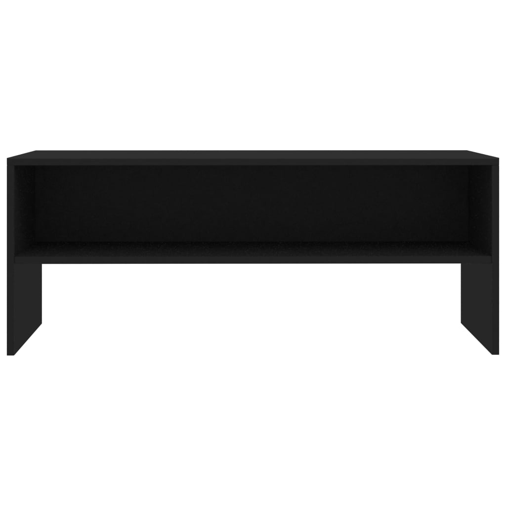 Meuble TV Noir 100 x 40 x 40 cm Aggloméré Meubles TV vidaXL