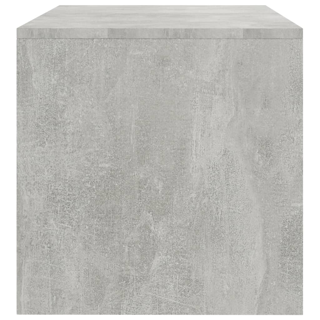 Meuble TV Gris béton 100x40x40 cm Bois d’ingénierie - XIOS