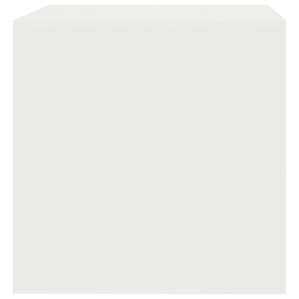 Meuble TV Blanc 80x40x40 cm Bois d’ingénierie - XIOS